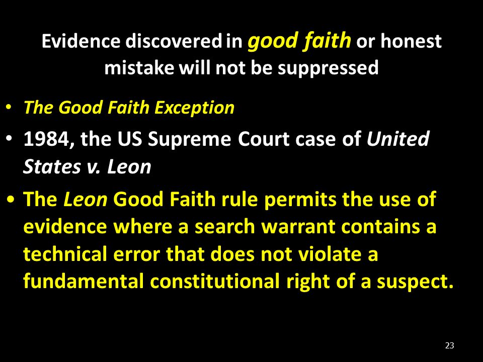 United States v. Leon, 468 U.S. 897 (1984)